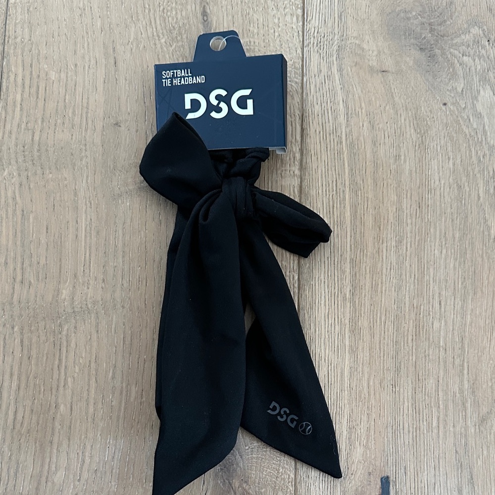DSG Double Header Tie Headband Black